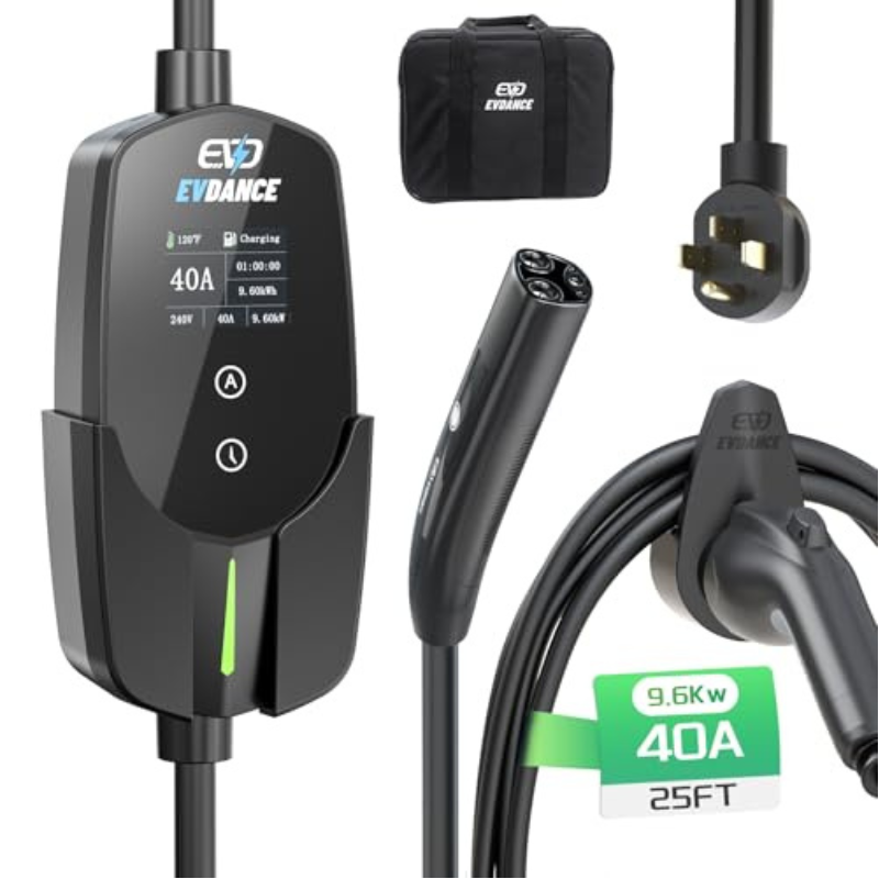 EVDANCE 휴대용 테슬라 EV 충전기 40A NAC - Home Ev Charger 리뷰 및 가격